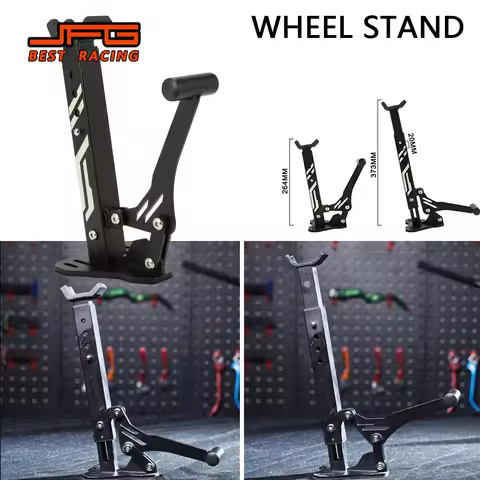 Wheel Stand Lift Universal Motorcycle Portable Handle Single Sided Paddock Stand Front Rear Support