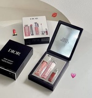全新正品，實拍🈹️優惠價🈹️ Dior迪奧唇部護理三件套  色號： 正裝變色潤唇膏001# 豐唇蜜001# 小樣迪奧豐唇蜜038#