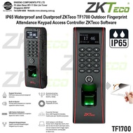 IP66 Waterproof ZKTECO TF1700 Outdoor Fingerprint Keypad+Pin+EM Card Attendance Biometric Door Access Control System