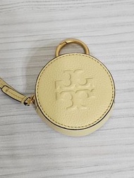 TB  Tory burch 圓形立體logo鑰匙零錢包