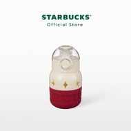 Starbucks Stainless Steel Cozy Luxury with Red Sleeve Tumbler 12oz. ทัมเบลอร์สตาร์บัคส์สแตนเลสสตีล ข