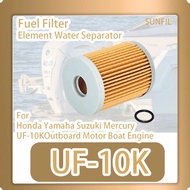  UF-10K Fuel Filter Element Water Separator Assembly UF10K Outboard Motor Boat Engine For Honda Yama