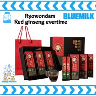 Ryowondam red ginseng, premium Korean red ginseng improves fatigue, enhances immunity, 6 year old red ginseng evertime (10g x 30 packs)
