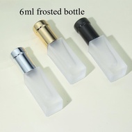 4/6/9/10/20ml Frosted Glass Perfume Spray Bottle Mushroom Lid Empty Refillable Mini Screw Sample