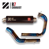 R7 Exhaust | Racingknalpot CBR250RR Ninja250 R25 MT25 Z250 Fullsystem Original
