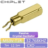 10Pcs Direct Plug MS3V-T1R 32.768K 7PF 12.5PF 10PPM 20PPM 32.768KHZ Passive Industrial Grade Clock M