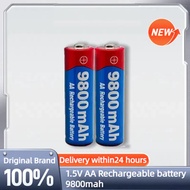 100 asal baru AA boleh dicas semula 1.5V 9800mAh 1.5V bateri AA boleh dicas semula baru untuk bateri