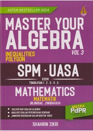 Master Your Algebra SPM/UASA Linear Equation Algebric Expression Mathematics Bilingual Form 1-2-3-4-