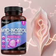Inositol PCOS Supplement - Inositol PCOS Supplement with Folic Acid, Vitamin B12 and Chromium - Horm