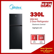 Midea 2 Door Inverter Frost Free Fridge Refrigerator 200L 240L 280L 330L 400L MDRT267MTB30 MDRT306MT