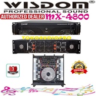 Power Wisdom MX4800 4-Channel Power Amplier Wisdom MX-4800 Power