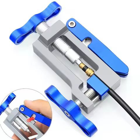 2 in 1 Bike Hydraulic Disc Brake Oil Needle Tools Driver Hose Cutter Cable Pliers Olive Connector In