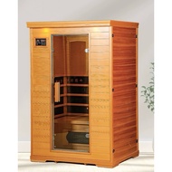 [Single/Double] Electric Infrared Sauna Room Luxury Home Use Wooden Sauna Room Sweat Detox Beauty Ro