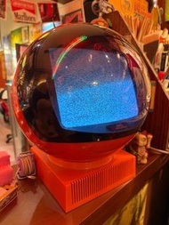 Vintage JVC 圓形 球形 電視