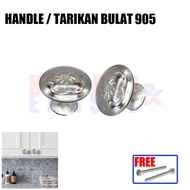 Cabinet Drawer Door Pull Knob Floral Motif Drawer Handle Knob 905 Round Stainless Steel Door Knob Fu