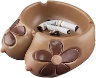 Resin Ashtray, VOVCAMLS Cigar Ashtray Cute Body Ashtray Animal Ash Tray for Home Office Indoor and Outdoor Decoration