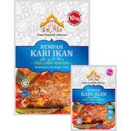 Rempah Tok Ma Rempah Kari Ikan, Fish Curry Powder, 5 pcs x 25 g