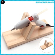 XS  Hot Glue Gun Holder Hot Melt Glue Gun Support Stand Wood Rack Bracket 20x8cm