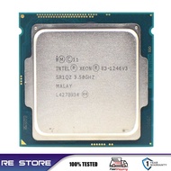 Used Intel Xeon 1246V3 E3 1246 V3 3.5Ghz Quad-Core Eight-Thread 84W CPU Processor LGA 1150
