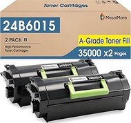 MasaiMara (35,000 Pages High Capacity Compatible Toner Cartridges Replacement for Lexmark 24B6015 fo