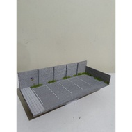 DIORAMA DIECAST PARKING LOT