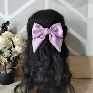 (HAIR CLIP) COMEL RIBBON CUTE HAIR CLIP/ KOREAN RIBBON/ SMALL RIBBON