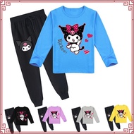 Sanrio Kuromi 160/170 (Age13+) Kids Pyjamas Set 100%Cotton Adult Pyjamas Baju Tidur Dewasa Perempuan
