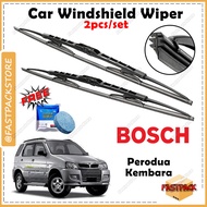 For Perodua Kembara BOSCH ADVANTAGE Wiper Front FREE Windshield Tablets Wiper Cermin Kereta DIY Orig