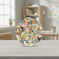 Miyazaki Forest Sticker Set (100 Pcs) - Studio Ghibli Nature Theme for Laptop - Budget Friendly & Cu