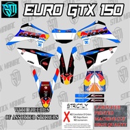 Euro gtx 150 costumized Laminated decals sticker