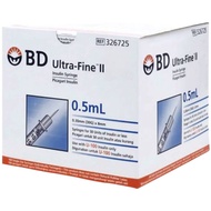 BD ULTRA-FINE II (0.5ML 8MM 30G INSULIN SYRINGE) 100'S (BOX) (EXP:07/2028)