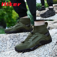Hiker 2023 NEW branded original Hiking trekking trail biker shoes for Adults men safety jogger outdoor waterproof anti slip rubber Breathable mountain climbing tactical Aqua shoe low cut for aldult man sale plus size 38-48 aquashoes five toes sho 1014