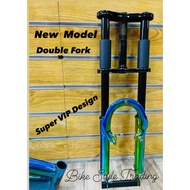 DOUBLE FORK / Fork basikal / basikal lajak / 20inch Double fork / GT stem / Double fork lajak / Fork