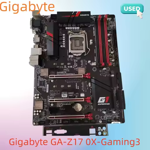 Gigabyte GA-Z17 0X-Gaming3 motherboard Supports 1151 pin 6/7th generation CPU, DDR4 quad slot, dual 