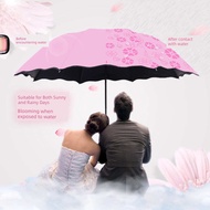 mini umbrella umbrella mini Payung Lipat Payung Matahari Pelindung Matahari Wanita Lipat Vinyl Sunsc