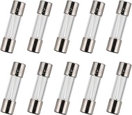 BOJACK 5x20 mm 4A 4 amp 125V 125 Volt 0.2x0.78 Inch F4AL125V Fast-Blow Glass Fuses(Pack of 10 Pcs)