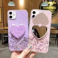 Ftd Pretty Purple Love Mirror Soft Case OPPO A53 A33 2020 5 A54 A55