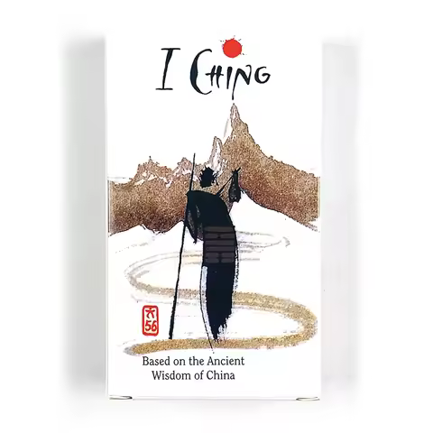 I Ching Tarot Cards Wisdom Of China A 64 Oracle with Ink Painting Art English Visions Divination Edi