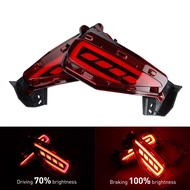 For Toyota Fortuner Rear Bumper LED Light Fortuner Accessories Toyota Fortuner Tail Light Reflector