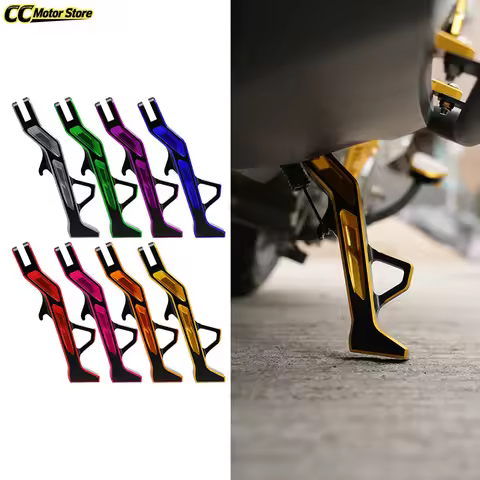 Motorcycle Side Stand CNC Aluminum Parking Stand For Honda forza 350/Lead 125/Giorno/125/PCX 160 mo