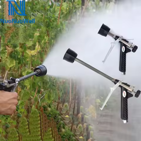 Agricultural Spray Gun Power Sprayer High Pressure Pesticides Water Gun Adjustable Atomization Spray