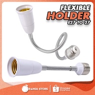 E27 To E27 Light Bulb Socket Extender Bulb Extension Adapter Bulb Holder Flexible Gooseneck Converte