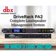 DBX DriveRack PA2 Complete Loudspeaker Management System