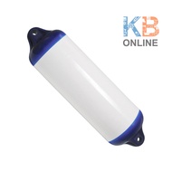 Ocean เฟนเดอร์ ทุ่นกันกระแทกข้างเรือ H9 28x109 ซม. ขาว/น้ำเงิน