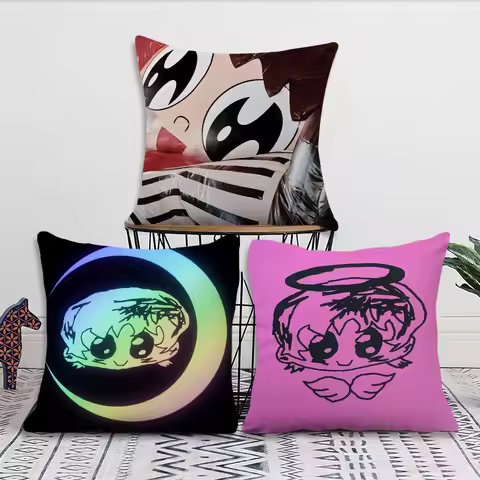 Singer P-Porter Robinson Smile! D Sofa Living Room Bedroom Headboard Backrest Cushion Square Cushion