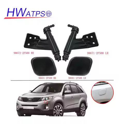 For Kia Sorento 2013-2014 OEM: 98671-2P500(LH) 98672-2P500(RH) Front Headlight Washer Cylinder Spray
