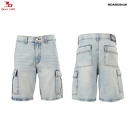 BUCKOFF :รุ่น  SCA503 JEAN กางเกง กางเกงขาสั้น กางเกงยีนส์ กางเกงยีนส์ขาสั้น
