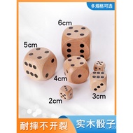 New wooden number dice cup, large dice toy, solid large dice, activity prop, lottery draw, extra lar