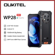 【Official shop】Oukitel WP28 Rugged Smartphone 6.52‘' HD+ 10600mAh 8GB+256GB Android13 Mobile Phone 48MP Camera Cell Phone