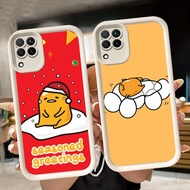 Soft Casing for Samsung M04 A04E A05 A12 A04 F04 J2 A06 A07 A22 J7 Prime Pro 5G White Q55 Lazy Egg